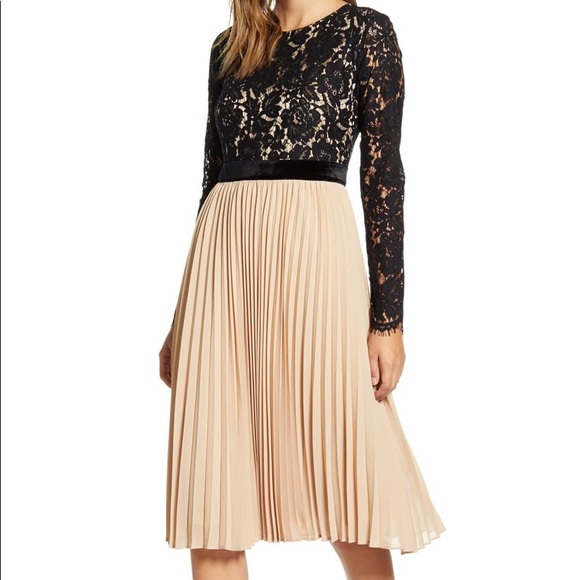 Rachel parcell lace pleat dress Clearance